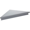 image:imageCorner Shelf Greenco 2Pack Floating Shelves for Wall EasytoAssemble Wall Mount Corner Shelves for Bedrooms and Living Rooms 2 Count Gray Finish