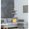 image:imageCorner Shelf Greenco 2Pack Floating Shelves for Wall EasytoAssemble Wall Mount Corner Shelves for Bedrooms and Living Rooms 2 Count Gray Finish