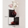 image:imageCorner Shelf Greenco Modern Design 2 Tier Floating Shelves for Walls EasytoAssemble Corner Shelf Wall Mount for Bedrooms and Living Rooms Espresso FinishEspresso