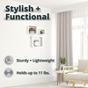 image:imageGreenco 3 Cube Floating Shelf EasytoAssemble Floating Wall Mount Shelves for Bedrooms and Living Rooms Walnut Finish