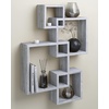 image:imageGreenco 4 Cube Intersecting EasytoAssemble Floating Wall Mount Shelves for Bedrooms and Living Rooms  Walls Shelving for Living Room  Wall Mounted Shelves  Espresso FinishRustic White