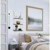 image:imageGreenco Decorative Rustic Jute Rope Wall Hanging Floating Shelves Distressed Wood 3 Tier3Tier