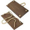 image:imageGreenco Decorative Rustic Jute Rope Wall Hanging Floating Shelves Distressed Wood 3 TierSingle