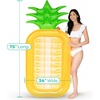 image:imageGreenco Giant Inflatable Pool Float Inflatable Pool Floats Inflatable Raft for Summer Giant Pool Lounger Pool Accessories Lake Floats amp Pool Toys Summer Fun for Pool Lake Beach PartyPineapple