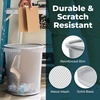 image:imageGreenco Mesh Round 6 Gallon Trash Cans Silver 2 Pack Lightweight amp Sturdy Office Trash Cans for Near Desk
