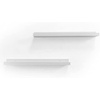 image:imageGreenco Picture Shelf Set of 2 Wall Mounted Photo Ledge Floating Shelves for Bedroom Living Room Kitchen Bathroom Nursery Display Walnut FinishWalnut