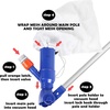 image:imageGreenco Portable Pool Vacuum Jet Cleaner w Brush and Detachable 5 Section Pole with a Filter Bag Ideal for Above Ground and Inflatable Pool Spa Pond Waterfall  Swimming Pool Vacuum Cleaner