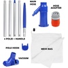image:imageGreenco Portable Pool Vacuum Jet Cleaner w Brush and Detachable 5 Section Pole with a Filter Bag Ideal for Above Ground and Inflatable Pool Spa Pond Waterfall  Swimming Pool Vacuum Cleaner