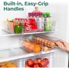 image:imageGreenco Refrigerator Organizer Bins for Eggs  Eggs Container for Refrigerator  14 Egg Organizer Container with Lid amp Durable Handle  Stackable Plastic Egg Holder for Refrigerator  Clear Set of 2Egg Holder 2 Pack