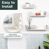 image:imageGreenco Set of 3 Floating U Shelves EasytoAssemble Floating Wall Mount Shelves for Bedrooms and Living Rooms Espresso FinishRustic