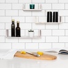 image:imageGreenco Set of 3 Floating U Shelves EasytoAssemble Floating Wall Mount Shelves for Bedrooms and Living Rooms Espresso FinishRustic