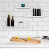 image:imageGreenco Set of 3 Floating U Shelves EasytoAssemble Floating Wall Mount Shelves for Bedrooms and Living Rooms White Finish