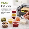 image:imageGreenco Small Food Storage Containers  20 pcs  Plastic Food Containers with Lids  Deli Containers  Meal Prep Container  Pantry Fridge Kitchen Organization  Cereal Spices Snack ContainersRound