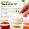 image:imageGreenco Small Food Storage Containers  20 pcs  Plastic Food Containers with Lids  Deli Containers  Meal Prep Container  Pantry Fridge Kitchen Organization  Cereal Spices Snack ContainersRound