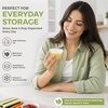 image:imageGreenco Small Food Storage Containers  20 pcs  Plastic Food Containers with Lids  Deli Containers  Meal Prep Container  Pantry Fridge Kitchen Organization  Cereal Spices Snack ContainersRound