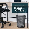 image:imageGreenco Small Round 6 Gallon Black Mesh Trash Cans for Home or Office Set of 2