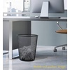 image:imageGreenco Small Trash Cans for Home or Office 2Pack 45 Gallon Black Mesh Round Trash Cans  Desk Trash Can  Lightweight Sturdy for Under Desk Kitchen Bedroom Den Dorm Room or Recycling Can