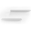 image:imagePicture Shelf Greenco Set of 2 Wall Mounted Photo Ledge Floating Shelves for Bedroom Living Room Kitchen Bathroom Nursery Display Natural FinishNatural