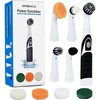 image:imageGreenco Electric Scrub Brush with 4 Replaceable Brush Attachment Heads Electric Cleaning Brush Scrubber Spin Scrubber Bathroom and Grout Auto Power Scrubber New and Improved Version