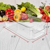 image:imageGreenco Fridge Bins Set of 8  Stackable Clear Refrigerator Organizer Bins w Durable Handles  Pantry Storage Bins  Kitchen and Refrigerator Organization  Organizing Bins BPA Free Shatter Proof