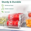 image:imageGreenco Soda Can Organizer for Refrigerator Holds 9 12 oz Cans or 11 75 oz Fridge Bins Fridge Can Soda Holder for Refrigerator Kitchen Organization Storage Fridge Durable Handle  Set of 4