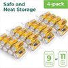 image:imageGreenco Soda Can Organizer for Refrigerator Holds 9 12 oz Cans or 11 75 oz Fridge Bins Fridge Can Soda Holder for Refrigerator Kitchen Organization Storage Fridge Durable Handle  Set of 4