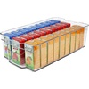 image:imageGreenco Stackable Refrigerator and Freezer Wide Storage Bin With Handles 148 x 83x 375 ClearWide