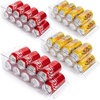 image:imageGreenco Soda Can Organizer for Refrigerator Holds 9 12 oz Cans or 11 75 oz Fridge Bins Fridge Can Soda Holder for Refrigerator Kitchen Organization Storage Fridge Durable Handle  Set of 4