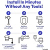 image:imageGreenco Toilet Bidet Attachment  Universal Fit Easy Installation Adjustable Brackets and Water Pressure Durable NonElectric Fresh Water Spray Bidet for Toilet Seat 17 x 34 x 95 inches1 Count Pack of 1