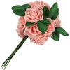 image:imageGreenco Set of 25 Artificial Roses in Stem Realistic Looking Faux Flowers in Gift Box for Weddings Parties Floral Arrangements Centerpieces and Gifts  Red GRC3207Pink