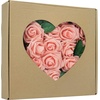 image:imageGreenco Set of 25 Artificial Roses in Stem Realistic Looking Faux Flowers in Gift Box for Weddings Parties Floral Arrangements Centerpieces and Gifts  Red GRC3207Pink
