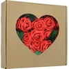 image:imageGreenco Set of 25 Artificial Roses in Stem Realistic Looking Faux Flowers in Gift Box for Weddings Parties Floral Arrangements Centerpieces and Gifts  Red GRC3207Red