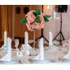 image:imageGreenco Set of 25 Artificial Roses in Stem Realistic Looking Faux Flowers in Gift Box for Weddings Parties Floral Arrangements Centerpieces and Gifts  Red GRC3207Pink