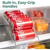 image:imageGreenco Soda Can Organizer for Refrigerator Durable Handles 1 Pack  Fridge Soda Can Organizer  Soda Can Holders for Fridge  Soda Can Dispenser for Refrigerator  Drinks Kitchen OrganizationSoda Holder 1 Pack
