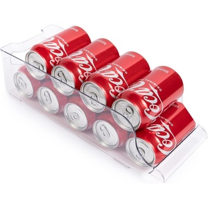 image:imageGreenco Soda Can Organizer for Refrigerator Durable Handles 1 Pack  Fridge Soda Can Organizer  Soda Can Holders for Fridge  Soda Can Dispenser for Refrigerator  Drinks Kitchen OrganizationSoda Holder 1 Pack